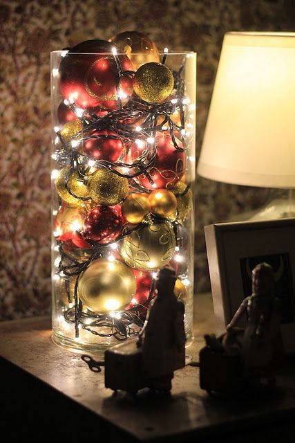 Создаем оригинальный светильник из новогодней гирлянды