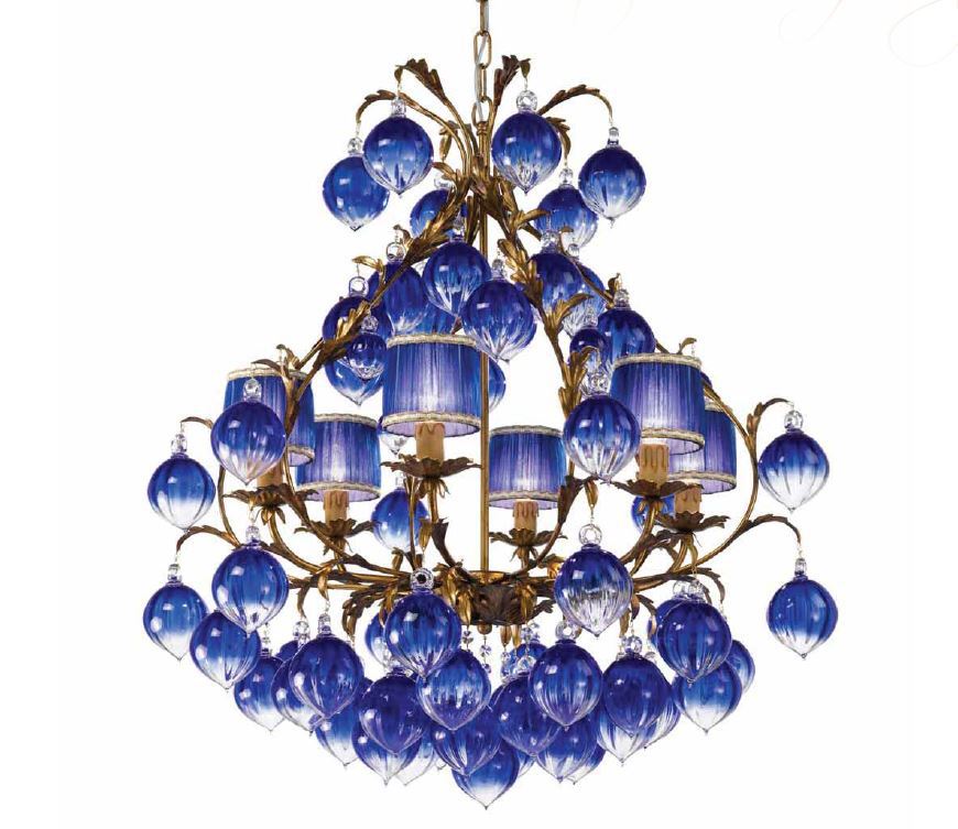 люстра синего цвета