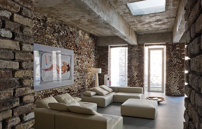 дизайн интерьера в стиле лофт