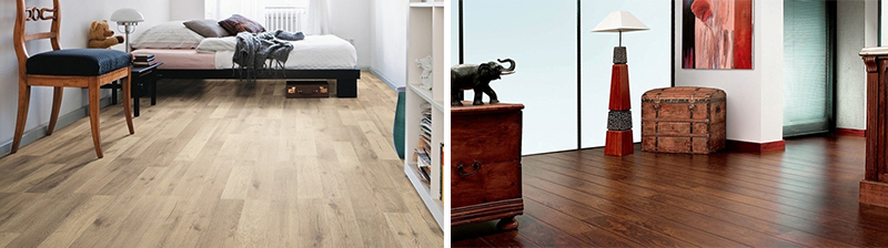 ламинат с фаской и без