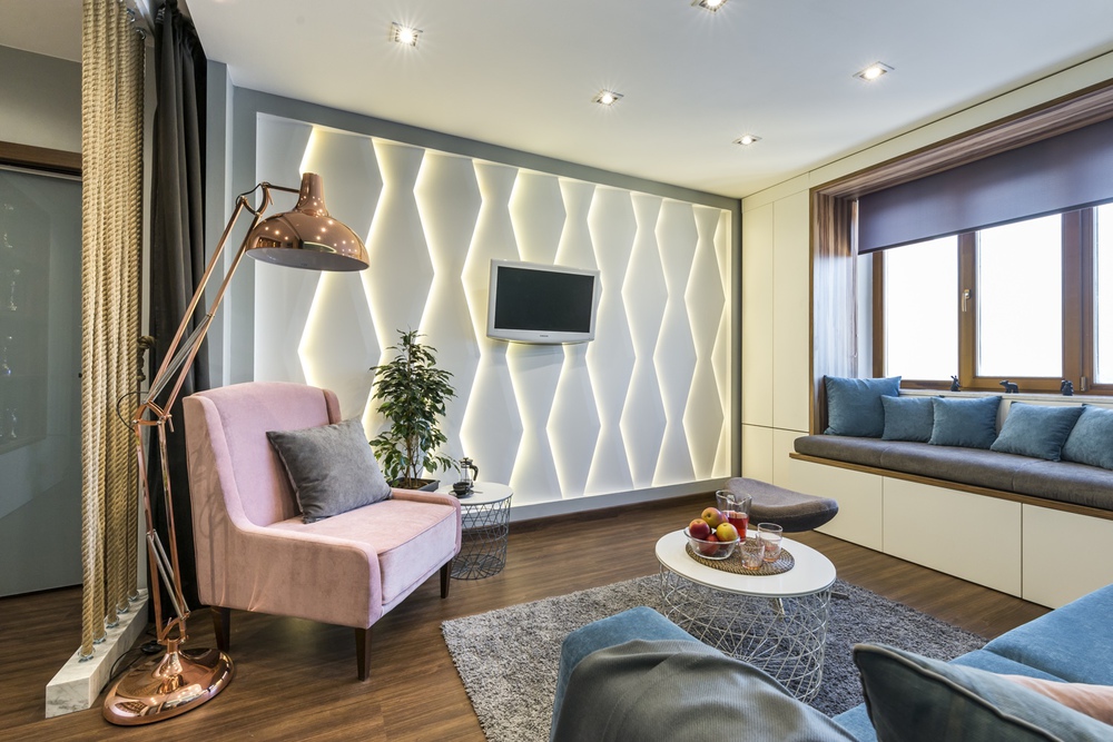 гостиная от Школы Ремонта