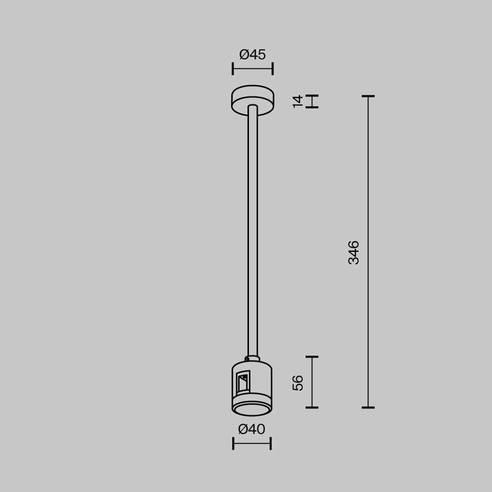 Крепление потолочное Maytoni FLARITY TRA158C-IPC1-PT Крепление потолочное Maytoni FLARITY TRA158C-IPC1-PT