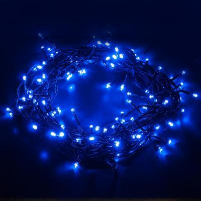 Новогодняя гирлянда Eurosvet Нить 5м 50LED голубой 400-001 Новогодняя гирлянда Eurosvet Нить 5м 50LED голубой 400-001