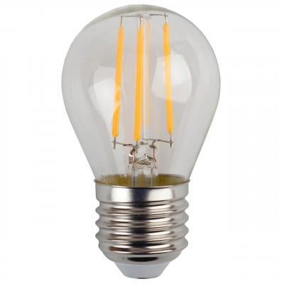 Лампа светодиодная филаментная ЭРА E27 9W 4000K прозрачная F-LED P45-9w-840-E27 Б0047029 Лампа светодиодная филаментная ЭРА E27 9W 4000K прозрачная F-LED P45-9w-840-E27 Б0047029
