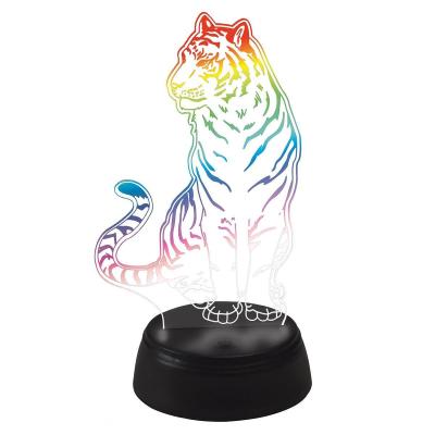 Светодиодная фигура Uniel ULI-M50 ULI-M507 RGB/3AA Tiger/Black