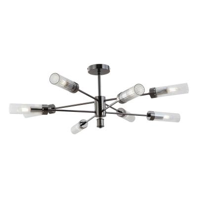 Люстра потолочная на штанге iLamp Evolution 15609-8 AN+CL