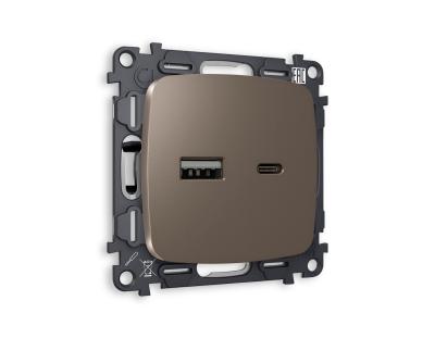 Комплект механизма розетки Ambrella Volt MO MO641010