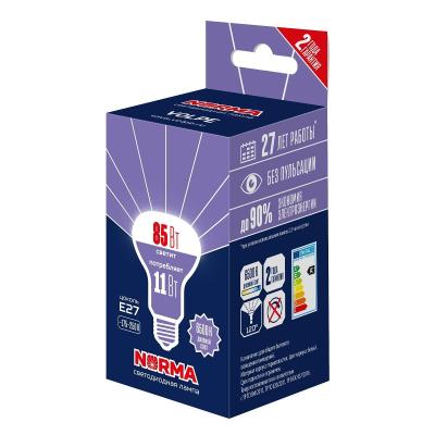 Лампа светодиодная Volpe Norma LED-R LED-R63-11W/6500K/E27/FR/NR