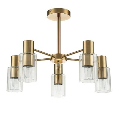 Люстра потолочная на штанге Escada Diversity 2120/5P Gold