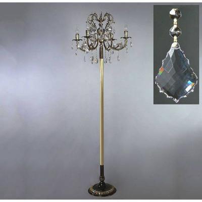 Ambiente 2118F/4 PB New Leaf GRANADA торшер напольный хрустальный Ambiente 2118F/4 PB New Leaf GRANADA торшер напольный хрустальный