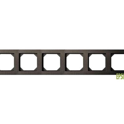 Рамка 6-постовая Liregus Epsilon антрацит 28-1206 Рамка 6-постовая Liregus Epsilon антрацит 28-1206