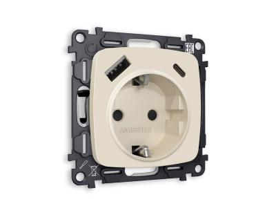 Комплект механизма розетки Ambrella Volt MO MO330010