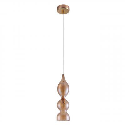 Подвесной светильник Crystal Lux Iris SP1 B Amber Подвесной светильник Crystal Lux Iris SP1 B Amber
