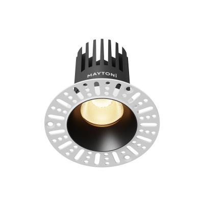 Встраиваемый светильник Maytoni Downlight DL121-15W-2.7K-TRS-B