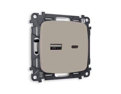 Комплект механизма розетки Ambrella Volt MO MO371010