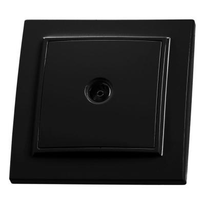 ТВ-розетка Stekker Эрна черный 39476 ТВ-розетка Stekker Эрна черный 39476