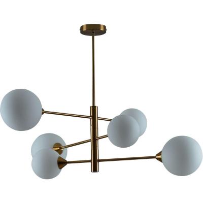 Люстра потолочная на штанге Moderli Molecule V10838-6P Люстра потолочная на штанге Moderli Molecule V10838-6P