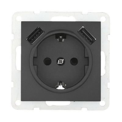 Розетка с з/к + 2хUSB разъема LK Studio LK60 868008-1