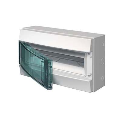 Бокс настенный 18М прозрачная дверь Mistral65 (с клемм) ABB 1SLM006502A1203
