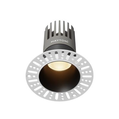 Встраиваемый светильник Maytoni Downlight DL122-15W-3K-TRS-B
