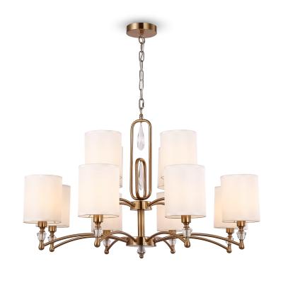 Люстра подвесная с абажурами Freya FR1007PL-12BS Люстра подвесная с абажурами Freya FR1007PL-12BS