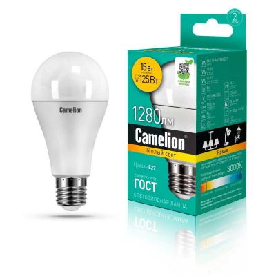 (8 шт.) Лампа светодиодная Camelion LED15-A60/830/E27