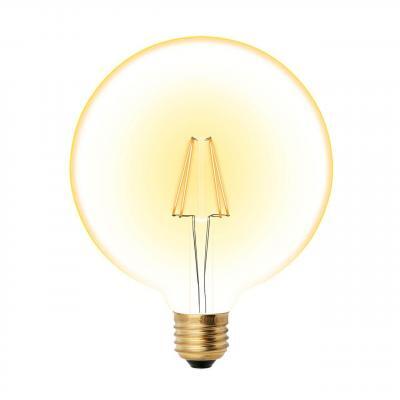 Лампа светодиодная филаментная (UL-00002358) Uniel E27 8W 2250K прозрачная LED-G125-8W/GOLDEN/E27 GLV21GO Лампа светодиодная филаментная (UL-00002358) Uniel E27 8W 2250K прозрачная LED-G125-8W/GOLDEN/E27 GLV21GO