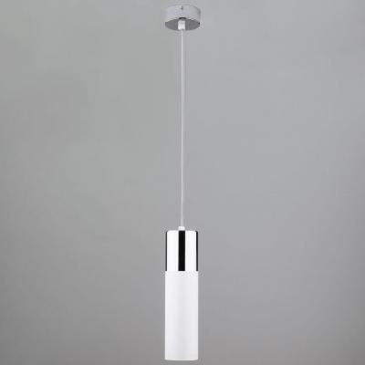 Подвесной светильник Eurosvet Double Topper 50135/1 LED хром/белый