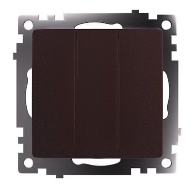 Выключатель трехклавишный Stekker Катрин 49175