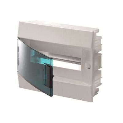 Бокс в нишу Mistral41 12М зеленая прозрачная дверь (c клемм) ABB 1SLM004101A1203