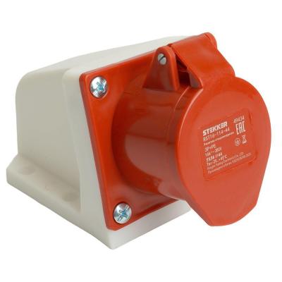 Розетка 3P+PE с крышкой Stekker RST 49434