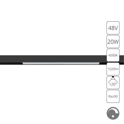 Трековый светильник Arte Lamp Linea A4683PL-1BK