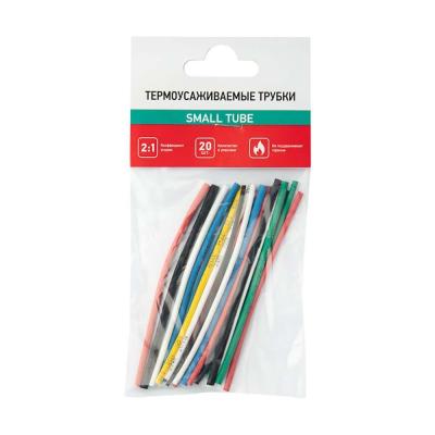 (10 шт.) Набор термоусаживаемых трубок ТУТ нг №4 SMALL TUBE 2:1 REXANT 29-0104