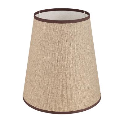 Абажур для бра и люстры 15 см E14 бледно-коричневый Razsvet RZ-1015-1-13