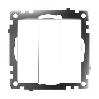 Выключатель трехклавишный Stekker Катрин 49171