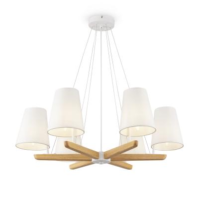 Люстра подвесная с абажурами Freya FR8019PL-06W