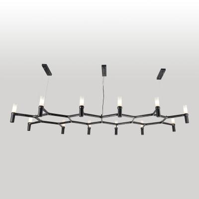 Подвесная люстра Lussole Bend LSP-8910 Подвесная люстра Lussole Bend LSP-8910