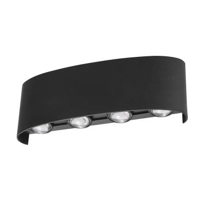 Уличный настенный светодиодный светильник Uniel ULU-P20B ULU-P20B-8W/4000K IP65 Black