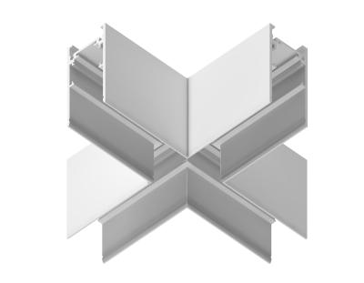 Коннектор X-образный Ambrella light TRACK SYSTEM GL3375 Коннектор X-образный Ambrella light TRACK SYSTEM GL3375