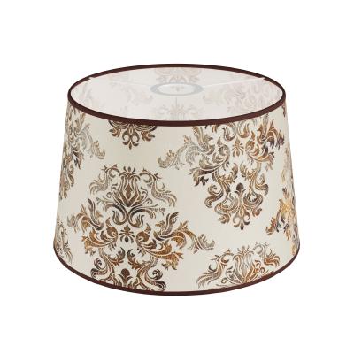 Абажур для светильника 33 см E27 золотистый узор Razsvet RZ-2833-2-15