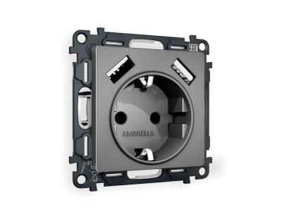 Комплект механизма розетки Ambrella Volt MA MA659010 Комплект механизма розетки Ambrella Volt MA MA659010