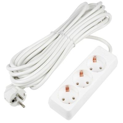 Удлинитель 3гн 7м с/з Uniel Ultra S-GCU3-7 White