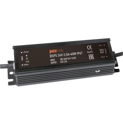 Блок питания 24V 60W IP67 2,5A Jazzway BSPS 5015524