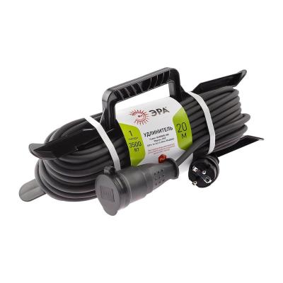 Удлинитель силовой 1гн 20м с/з ЭРА Ufx UFx-1e-3x1,5-20m-IP44(kg)