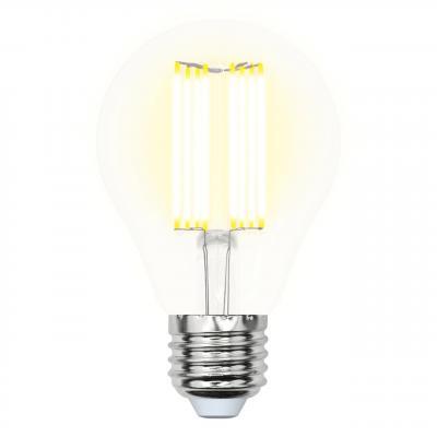Лампа светодиодная филаментная (UL-00005897) E27 23W 3000K прозрачная LED-A70-23W/3000K/E27/CL PLS02WH