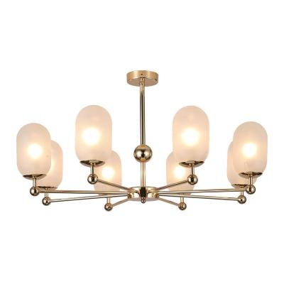 Люстра потолочная на штанге Gerhort G31008/8GD WT