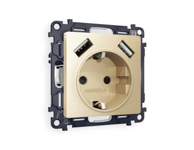 Комплект механизма розетки Ambrella Volt MA MA609010