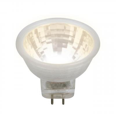 Лампа светодиодная (UL-00001700) Uniel GU4 3W 3000K прозрачная LED-MR11-3W/WW/GU4 GLZ21TR