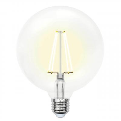 Лампа светодиодная филаментная (UL-00004859) Uniel E27 10W 4000K прозрачная LED-G125-10W/NW/E27/CL PLS02WH Лампа светодиодная филаментная (UL-00004859) Uniel E27 10W 4000K прозрачная LED-G125-10W/NW/E27/CL PLS02WH