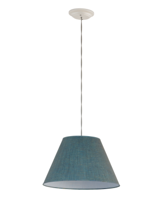 Подвесной светильник на 1 лампу 40 см темно-бирюзовый Razsvet RZ-P1-2040-2-52